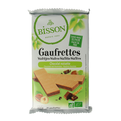 Bisson Wafels choco hazelnoot bio 200 Gram