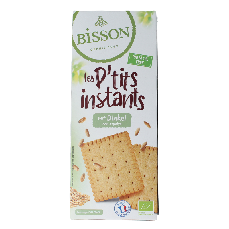 Bisson Les petits instants koekjes spelt bio 155 Gram