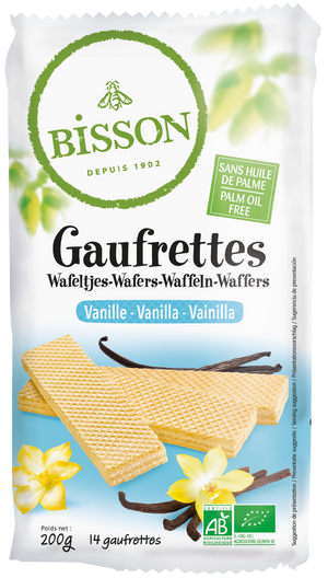 Bisson Vanille wafels bio 200.00 Gram