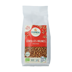 Primeal Bruine linzen bio 500.00 Gram
