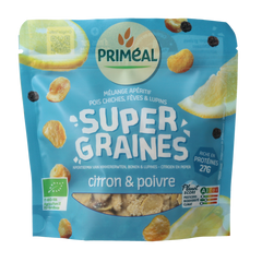 Primeal Kikkererwten, bonen, lupines mix citroen/peper bio 100.00 Gram