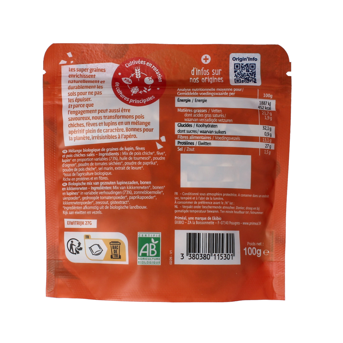 Primeal Super paprika zaden bio 100.00 Gram