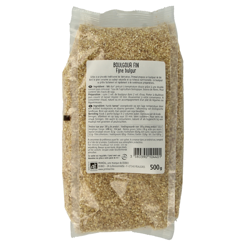 Primeal Bulgur fijn bio 500 Gram
