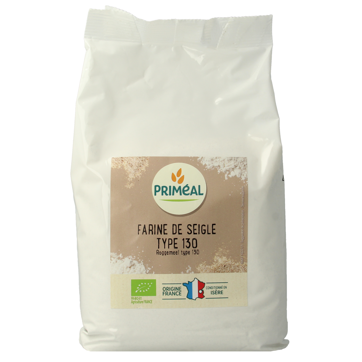 Primeal Roggemeel type 130 bio 1.00 Kilogram