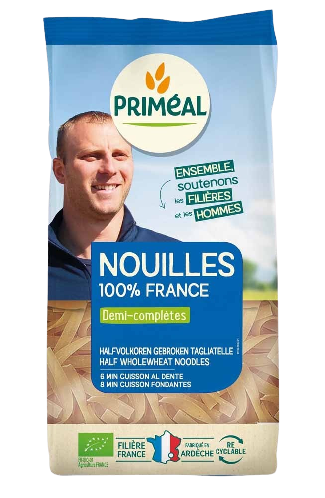 Primeal Halfvolkoren noedels bio 500 Gram