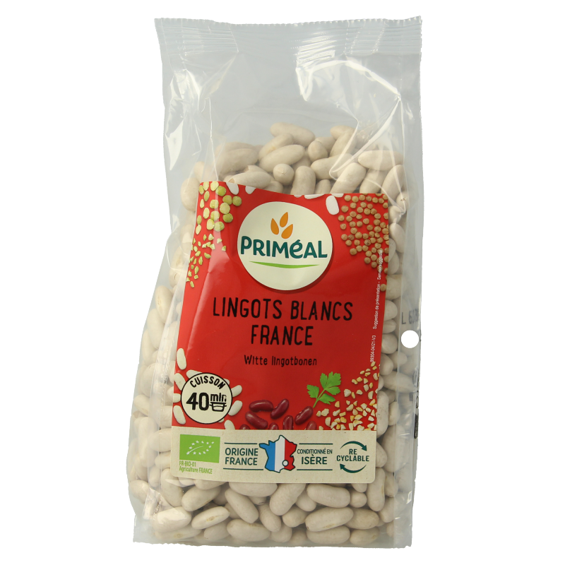 Primeal Witte lingotbonen Frankrijk bio 500 Gram