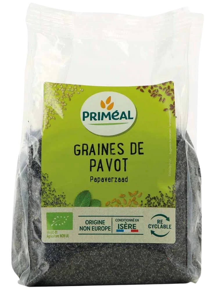 Primeal Papaverzaad bio 250 Gram