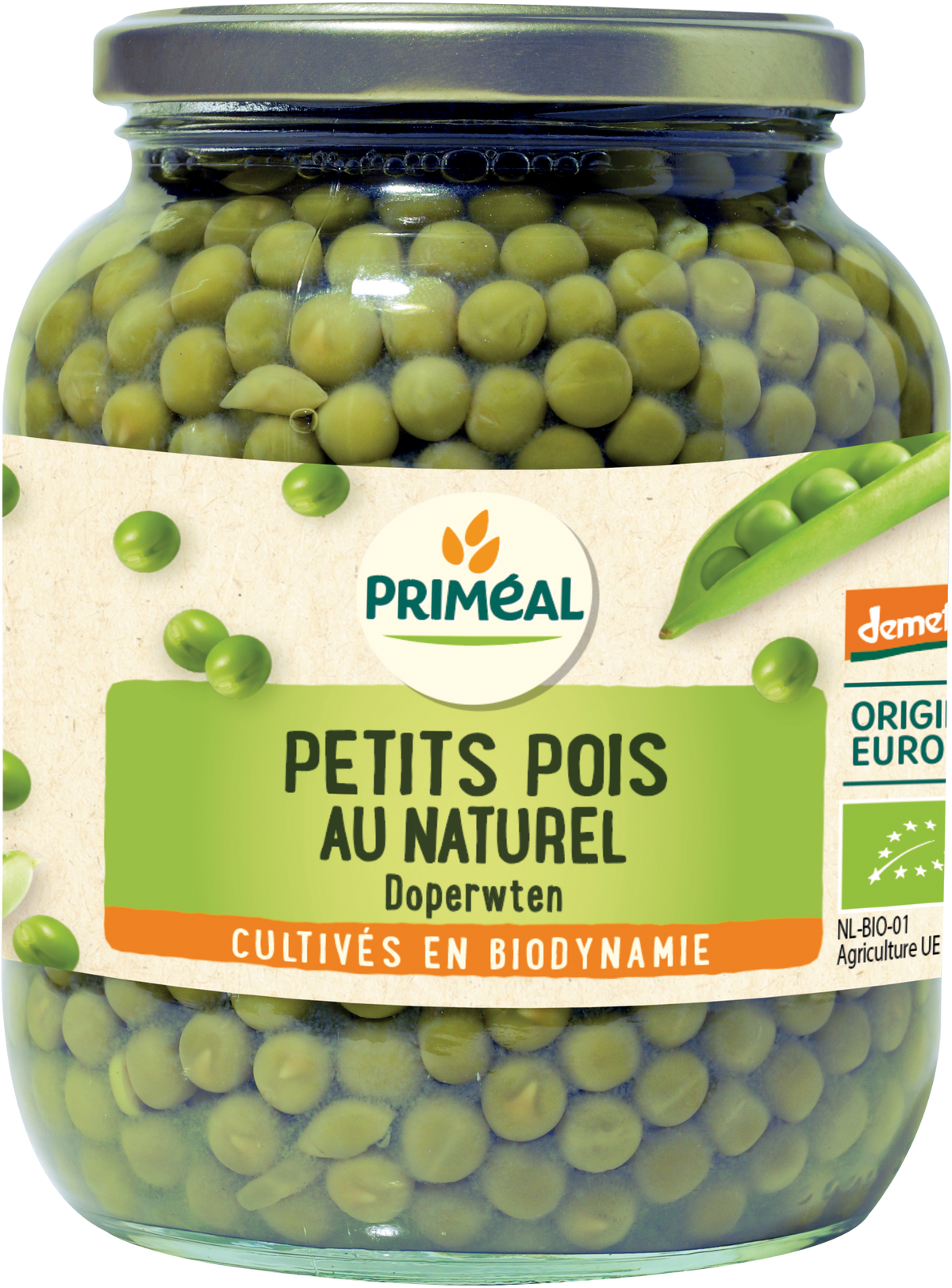 Primeal Doperwten bio 350.00 Gram