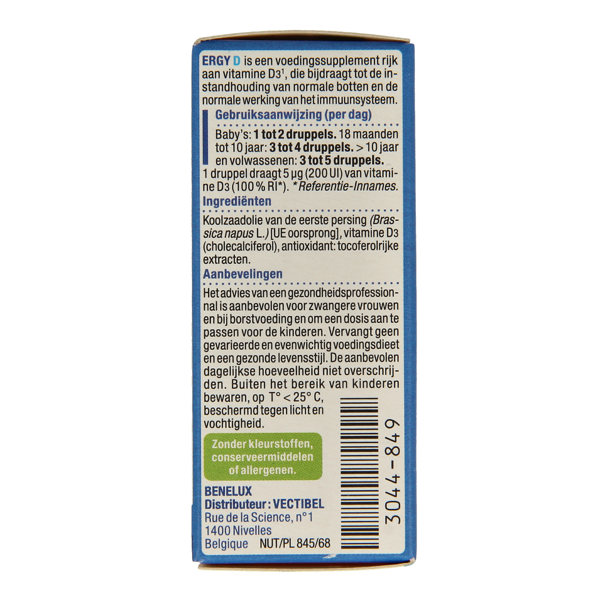 Nutergia Ergy D 15.00 Milliliter
