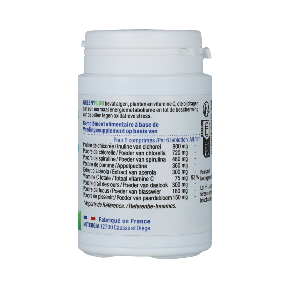 Nutergia Green flor 90.00 Tabletten