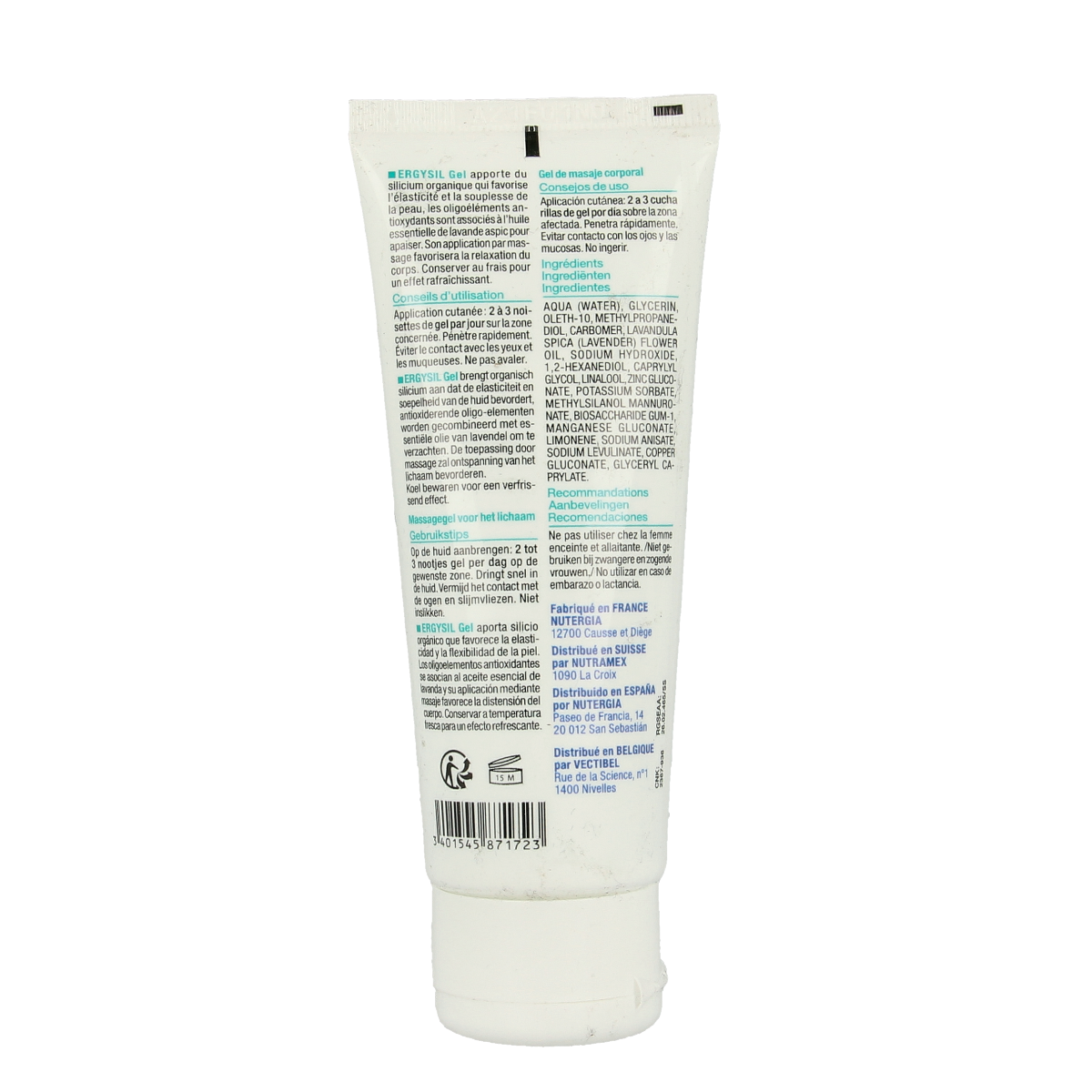 Nutergia Ergysil gel tube 75.00 Milliliter