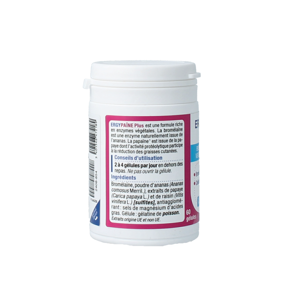 Nutergia Ergypaine plus 60.00 Capsules
