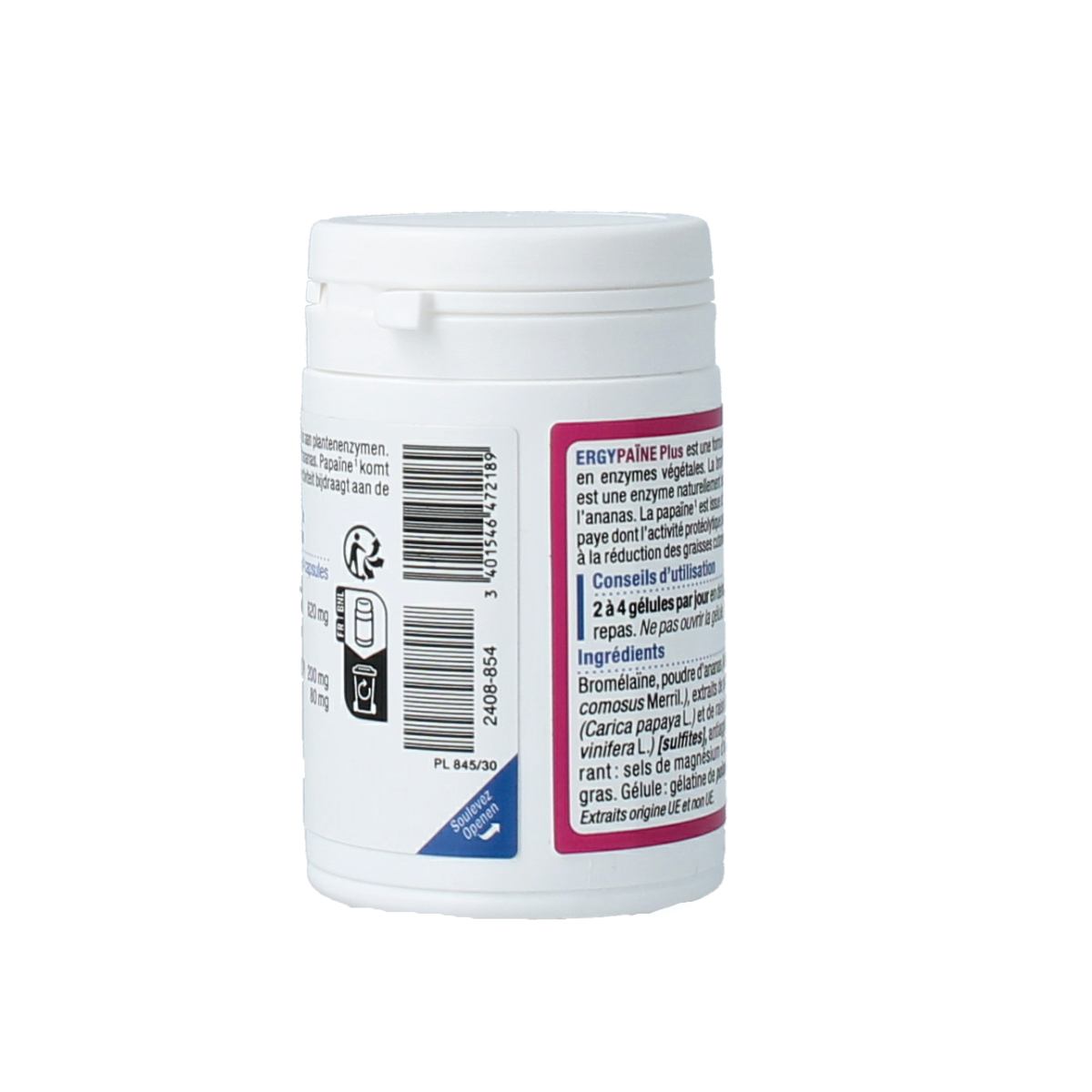 Nutergia Ergypaine plus 60.00 Capsules