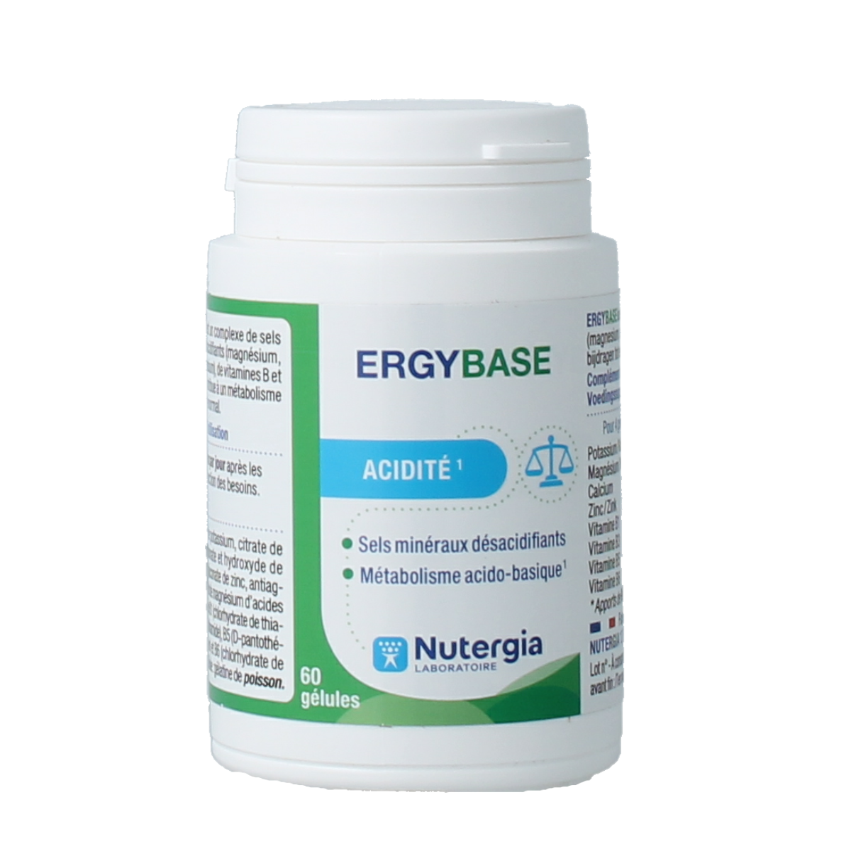 Nutergia Ergybase 60.00 Capsules
