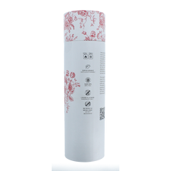 Yoko Drinkfles Toile de Jouy red isotherm 500ml 1 Stuks