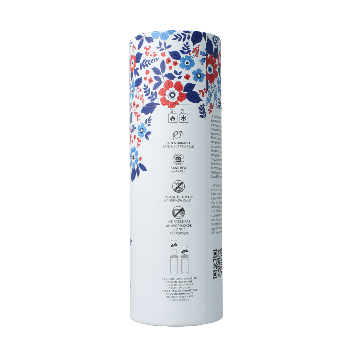Yoko Drinkfles jardin des tuileries 350ml 1.00 Stuks