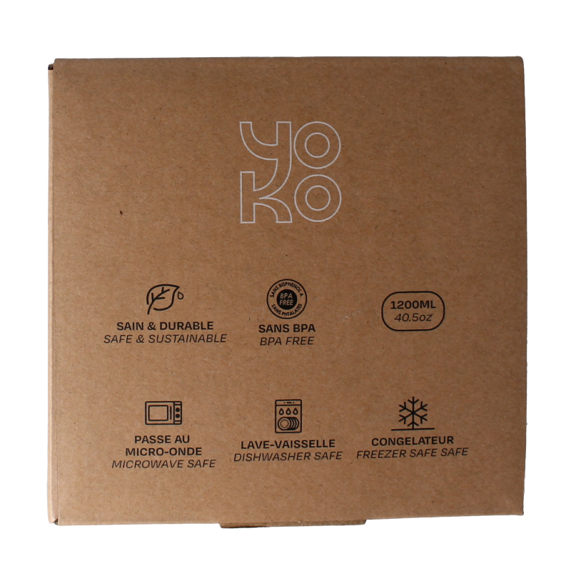 Yoko Lunchbox jardin des tuileries 1200ml 1 Stuks
