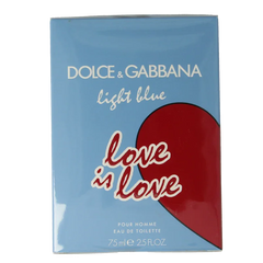 Dolce & Gabbana Light blue love is love men eau de toilette  75 Milliliter