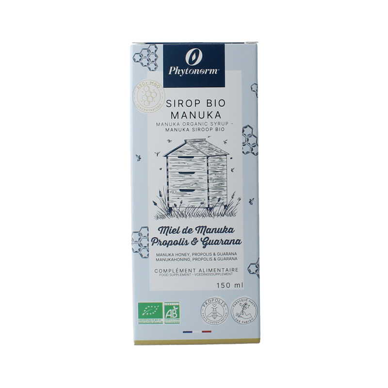 Aprolis Siroop manuka propolis guarana bio 150 Milliliter