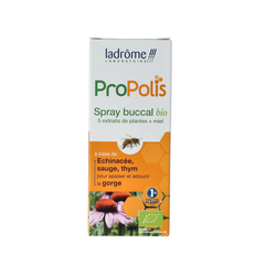 Ladrome Propolis keel- en mondspray bio 30.00 Milliliter