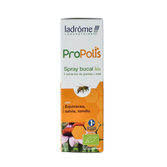Ladrome Propolis keel- en mondspray bio 30.00 Milliliter