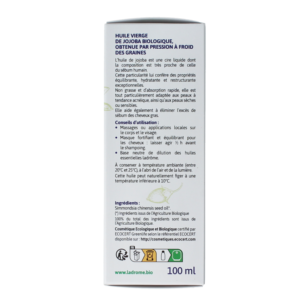 Ladrome Jojobaolie 100.00 Milliliter