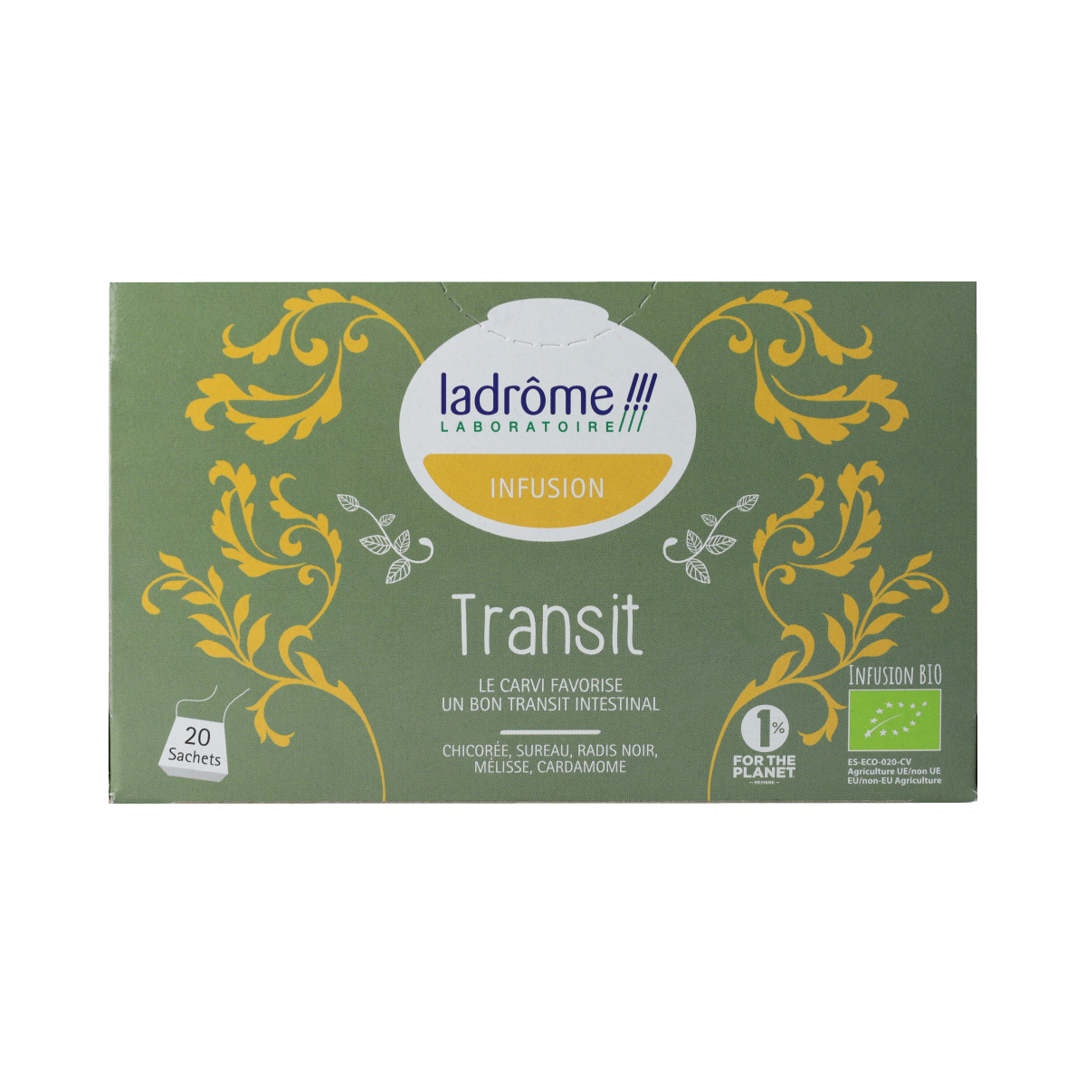 Ladrome Stoelgang infusie bio 20.00 Stuks