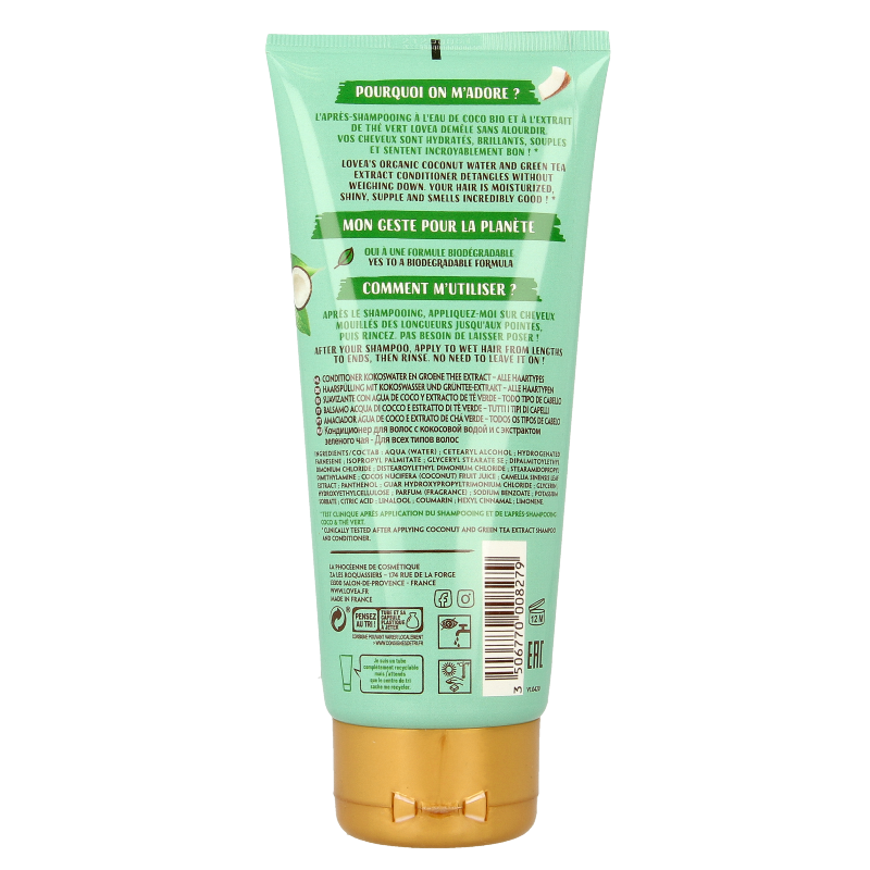 Lovea Conditioner coco & green tea 200 Milliliter