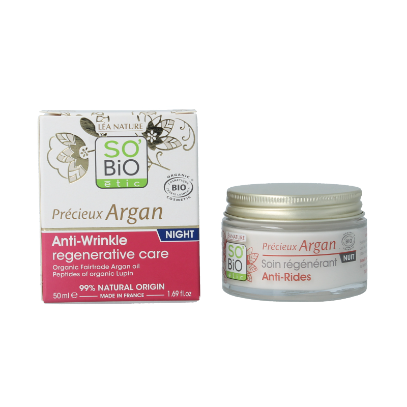 So Bio Etic Nachtcreme moisturizing anti rimpel 50 Milliliter