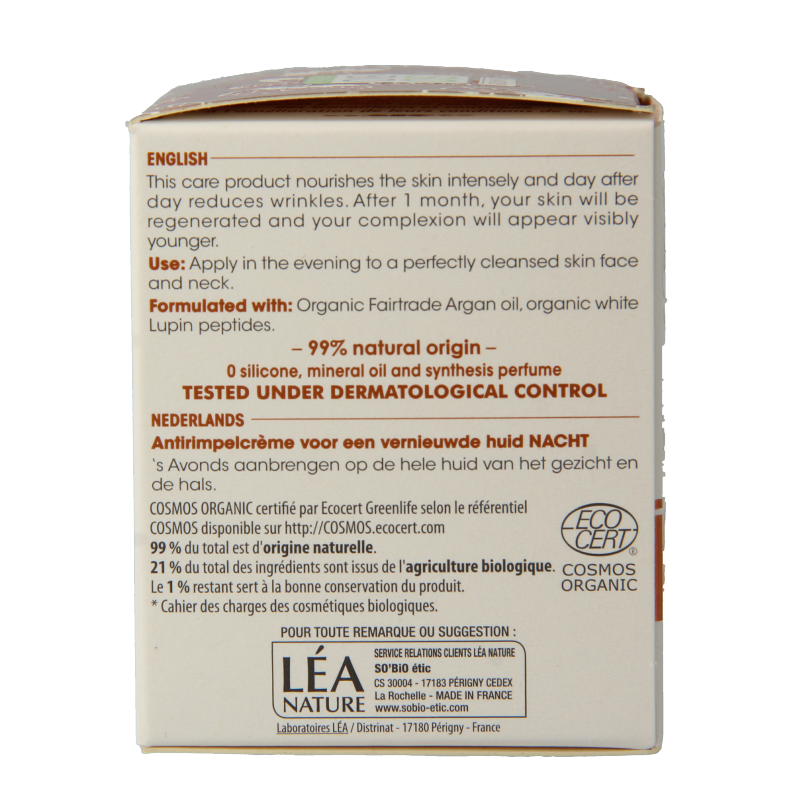 So Bio Etic Nachtcreme moisturizing anti rimpel 50 Milliliter