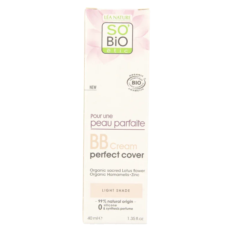 So Bio Etic BB Cream 01 light beige 40 Milliliter