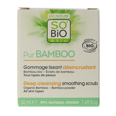So Bio Etic Bamboo Deep cleansing smoothing scrub 50 Milliliter