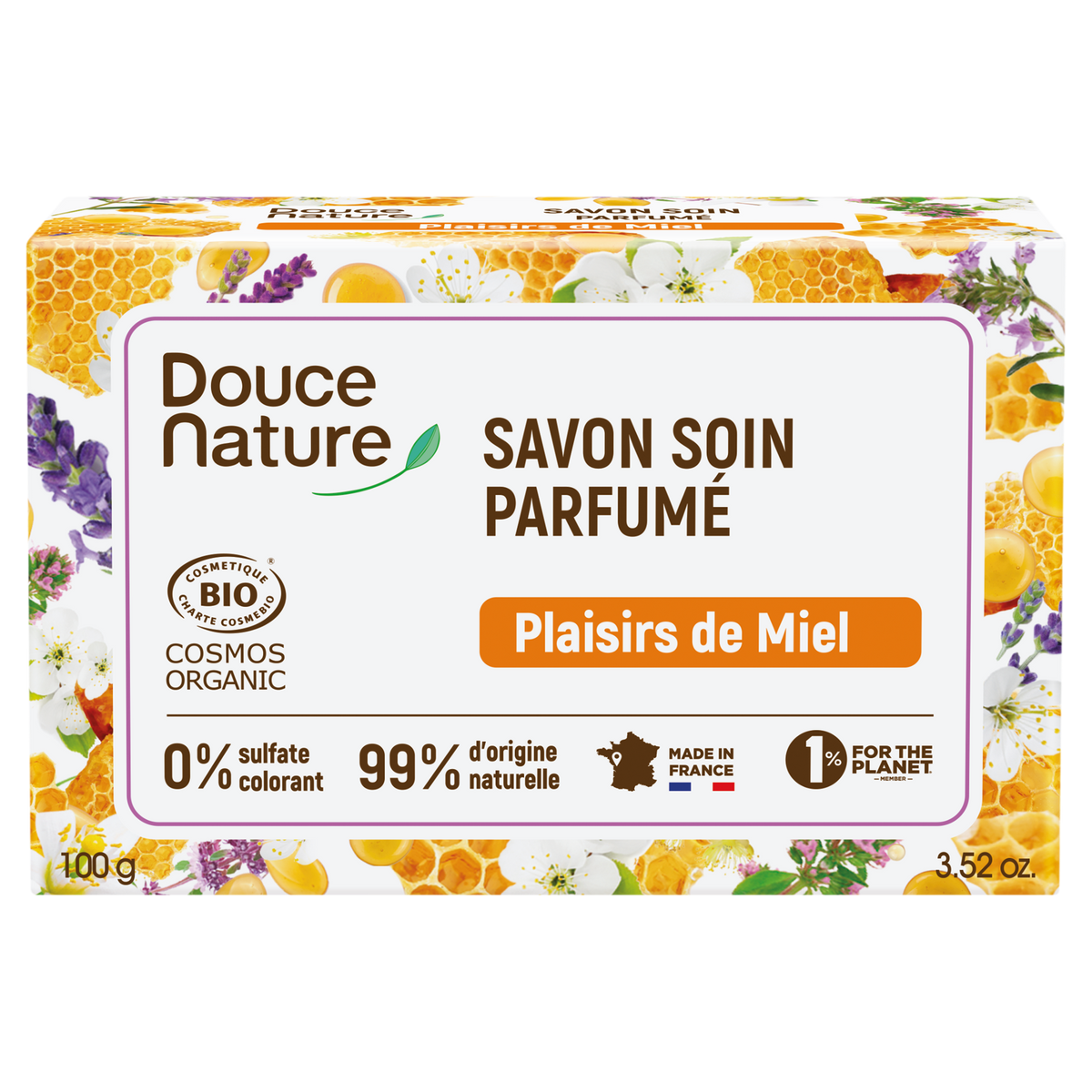 Douce Nature Honey pleasure honing zeep bar 100.00 Gram