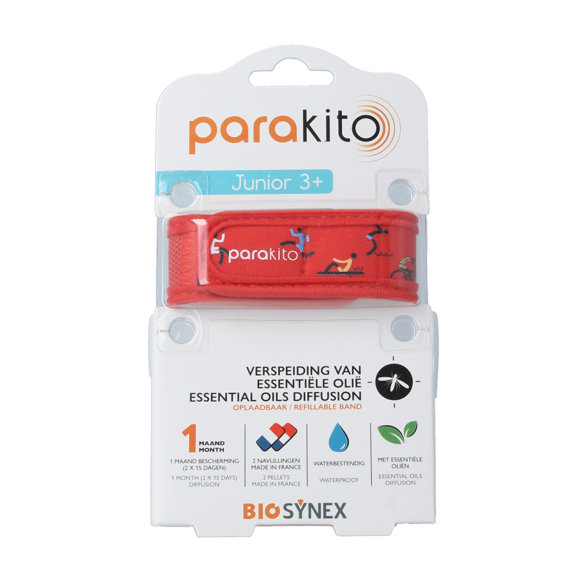 Parakito Anti mug armband junior sport 1.00 Stuks