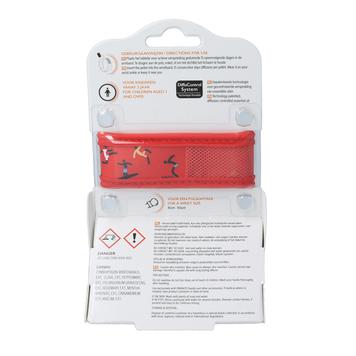Parakito Anti mug armband junior sport 1.00 Stuks