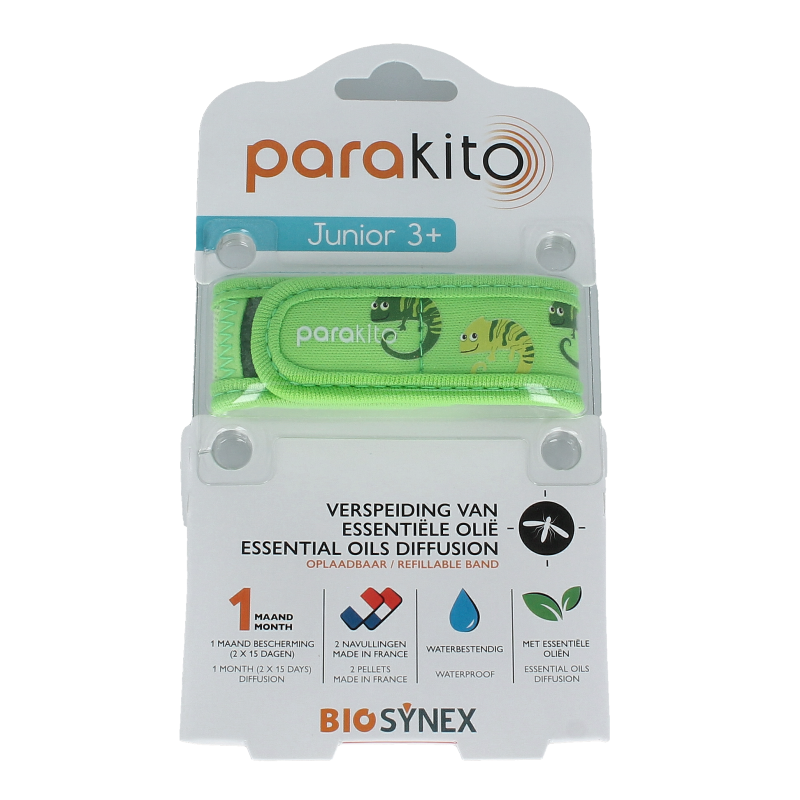 Parakito Anti mug armband junior kameleon 1 Stuks