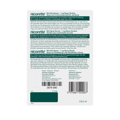 Nicorette Mondspray mint 1mg 13 Milliliter