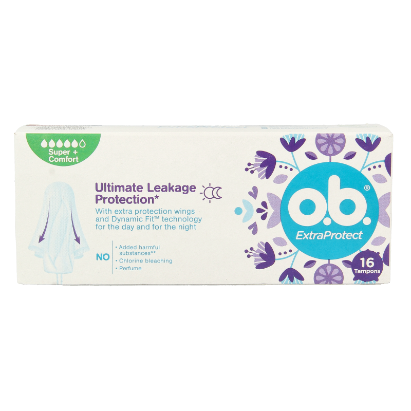 OB Tampons extra protect super plus 16 Stuks