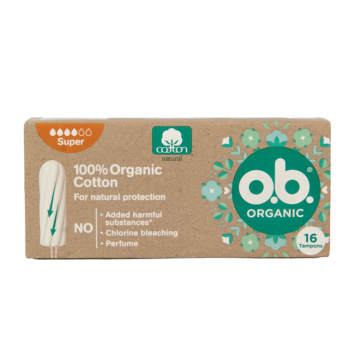 OB Tampons  organic super 16.00 Stuks