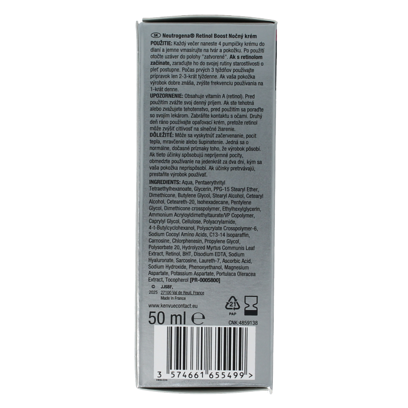 Neutrogena Retinol nachtcreme boost 50 Milliliter