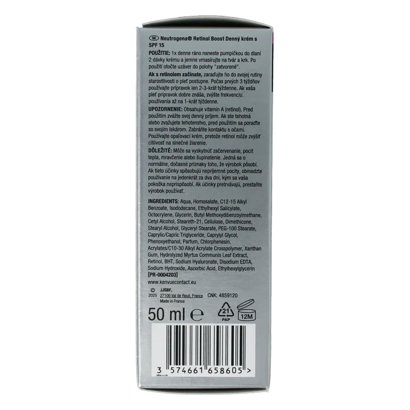 Neutrogena Retinol dagcreme boost SPF15 50 Milliliter