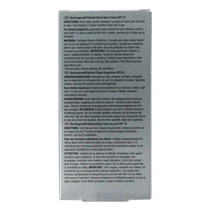 Neutrogena Retinol dagcreme boost SPF15 50 Milliliter
