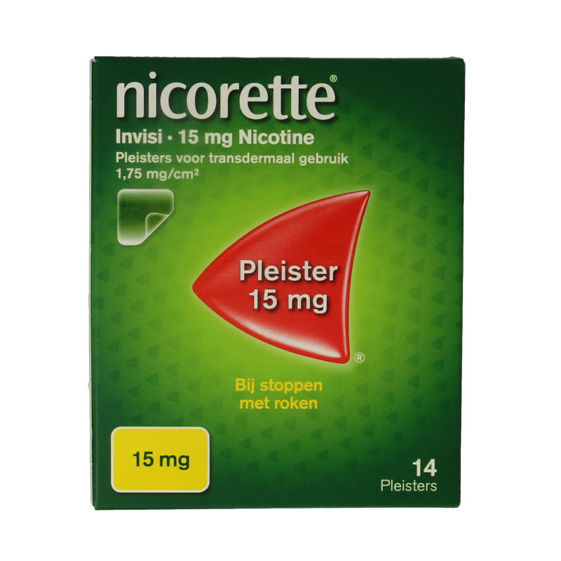 Nicorette Pleister 15mg 14 Stuks