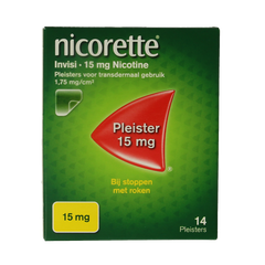 Nicorette Pleister 15mg 14 Stuks