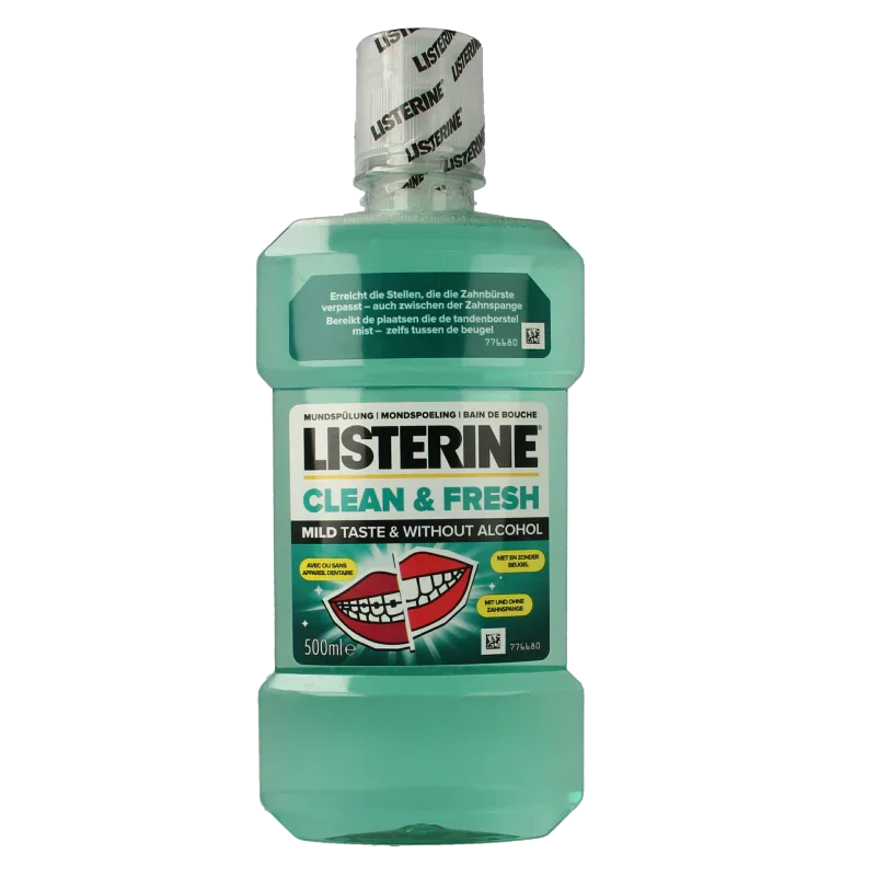Listerine Mondwater clean & fresh 500 Milliliter