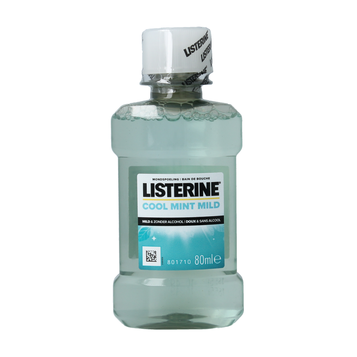 Listerine Mondwater coolmint mild 80.00 Milliliter
