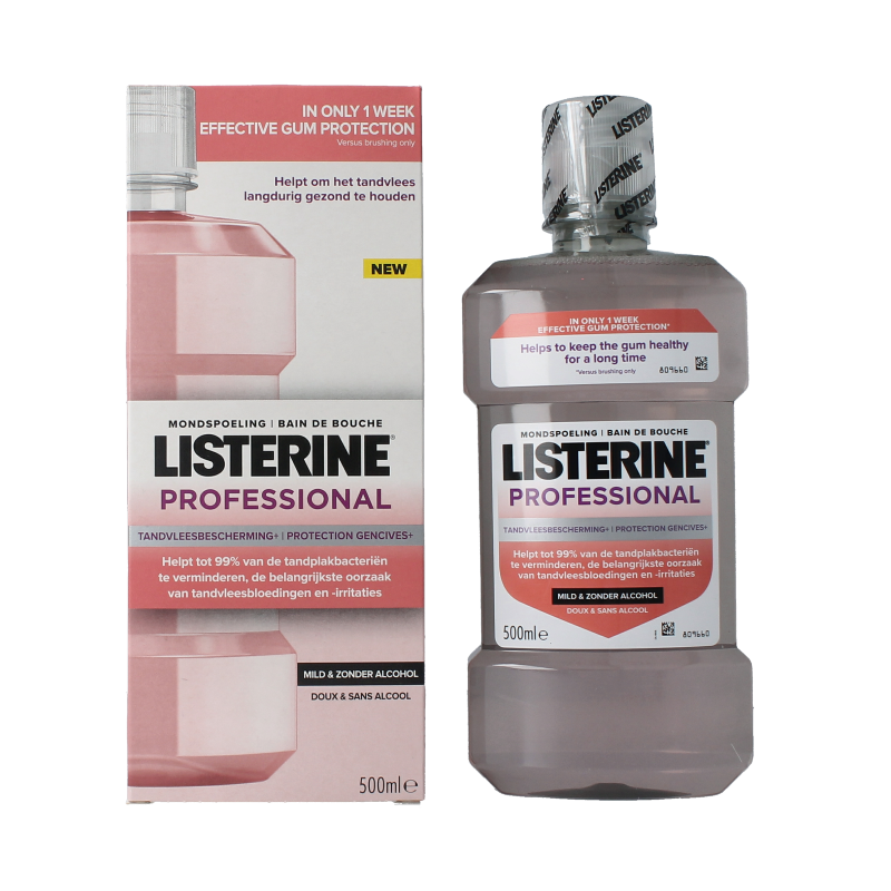Listerine Mondwater professional gum protect 500 Milliliter