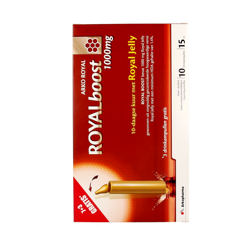 Royal Boost Royal Jelly boost (7 + 3) 15ml per ampul bio 10 Ampullen