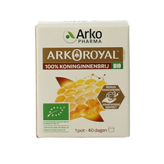 Arko Royal Royal jelly 100% koninginnebrij bio 40 Gram