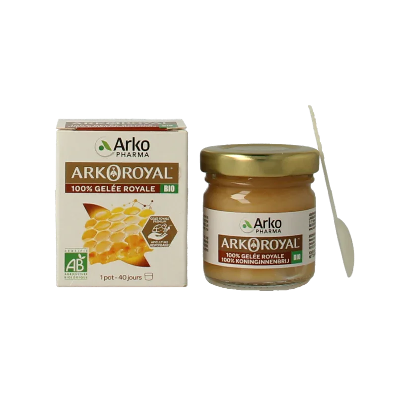 Arko Royal Royal jelly 100% koninginnebrij bio 40 Gram